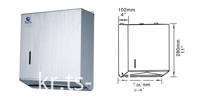 잠금 기능이있는 고품질 롤 타올 디스펜서 High quality Roll Towel Dispenser with lockable function